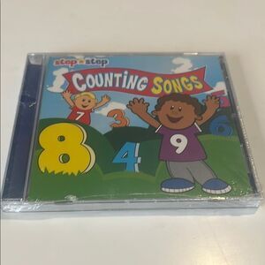 Step by Step Counting Songs Children's Audio CD New in Packaging Sealed